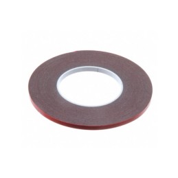 1 pcs : 4646-0.25-5 - TAPE DBL SIDED GRAY 1/4'X5YDS