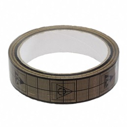 1 pcs : B1615 - TAPE SHLD CLR/BLK 1'X39.3YDS