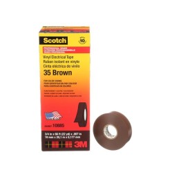 1 pcs : 35-BROWN-3/4 - TAPE ELECTRICAL BROWN 3/4'X22YDS