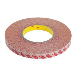 1 pcs : GPT-020-15MMX50M - TAPE DBL SIDED TRANS 0.59'X55YDS
