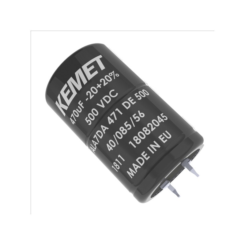 1 pcs - KEMET 560μF Aluminium Electrolytic Capacitor 450V dc, Snap-In - ALA7DA561DE450