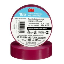 1 pcs : 165PR4A - TAPE CONF VINYL PURP 3/4'X20YDS