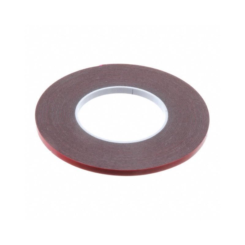 1 pcs : 4646-0.125-5 - TAPE DBL SIDED GRAY 1/8'X5YDS