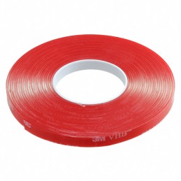1 pcs : 4910-0.125-5 - TAPE DBL SIDED CLR 1/8'X5YDS