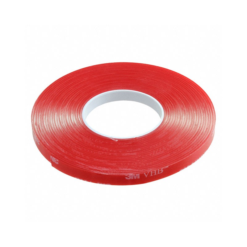 1 pcs : 4910-0.125-5 - TAPE DBL SIDED CLR 1/8'X5YDS