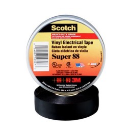 1 pcs : 88-SUPER-3/4X44FT - TAPE ELECTRICAL BLK 3/4'X14.7YDS