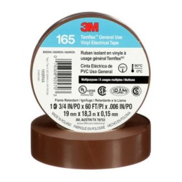 1 pcs : 165BR4A - TAPE CONF VINYL BRN 3/4'X20YDS