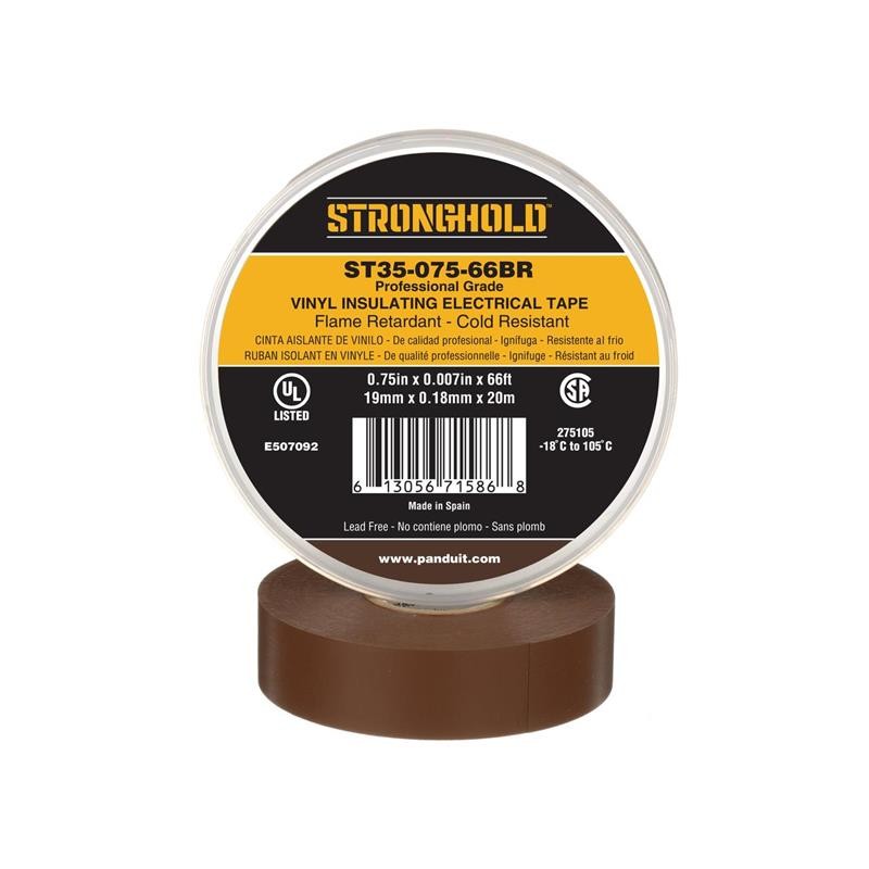 1 pcs : ST35-075-66BR - TAPE ELECTRICAL BROWN 3/4'X22YDS