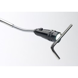 1 pcs - Eclipse 3.5(Head) kg, 5(Base) kg Lift Capacity Magnetic Pick Up Tool Extendable Pick Up Tool, 582 mm Stainless Steel