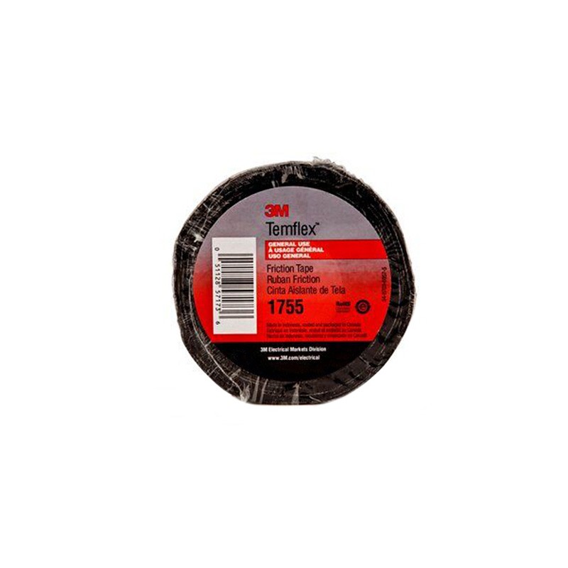 1 pcs : 1755-3/4X82-1/2FT - TAPE FRICTION BLACK 3/4'X27.5YDS