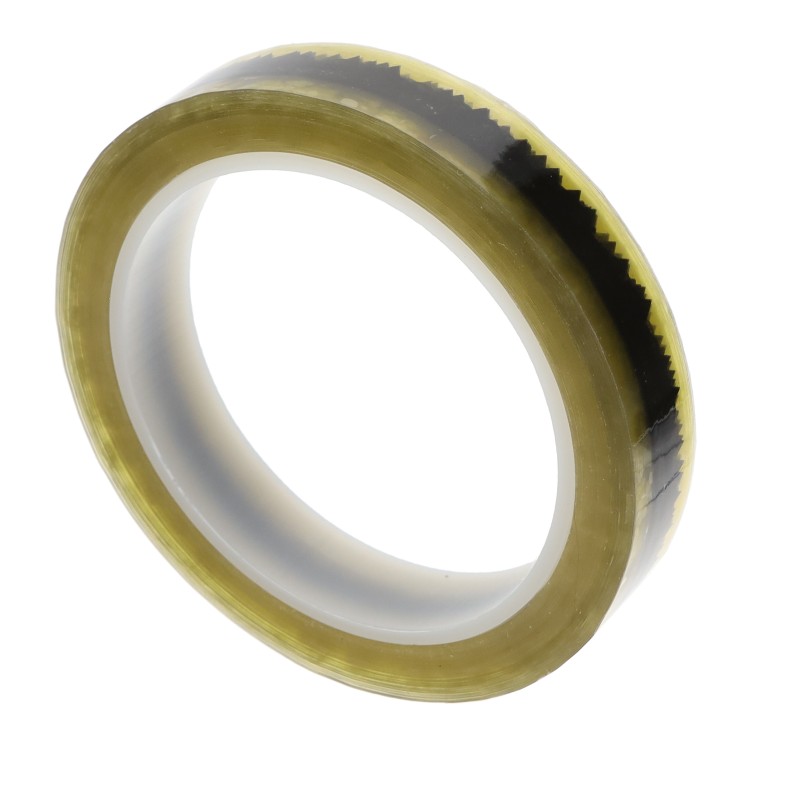 1 pcs : B1633P - TAPE ANTISTAT CLR/BLK 3/4'X72YDS