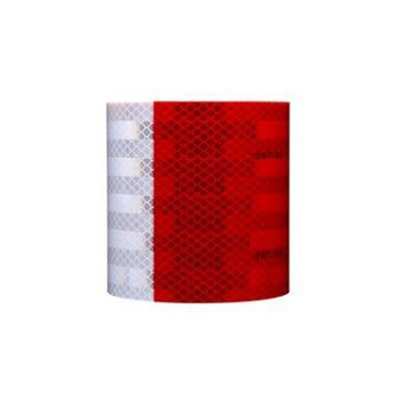 1 pcs : 983-326 ES 2'X24' - TAPE CONSPICUITY RED/WHT 2'X24'