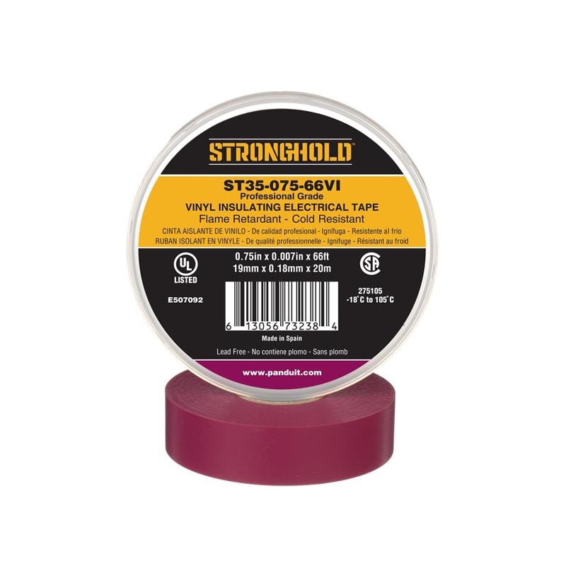 1 pcs : ST35-075-66VI - TAPE ELECT VIOLET 3/4'X22YDS