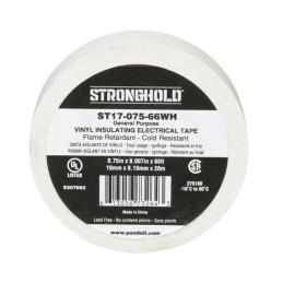 1 pcs : ST17-075-66WH - TAPE ELECTRICAL WHITE 3/4'X22YDS