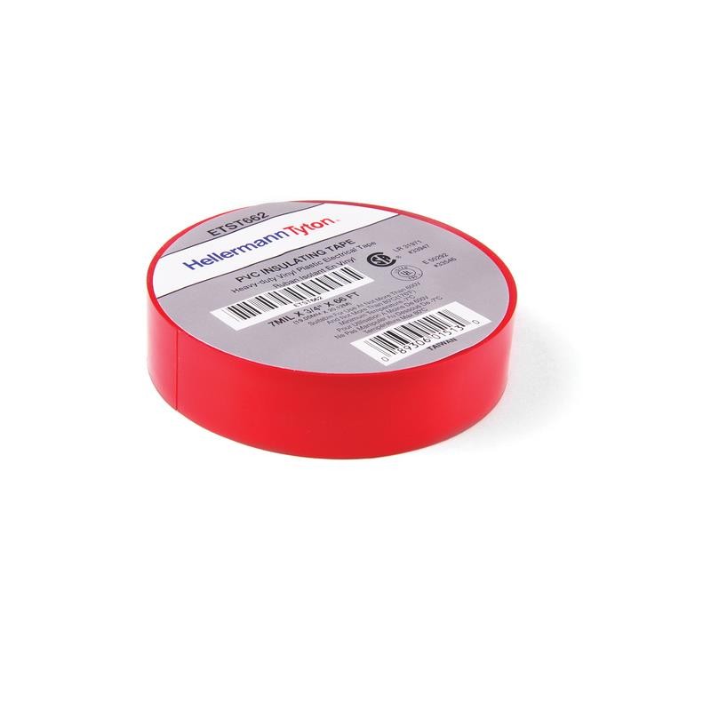 1 pcs : ETST662 - TAPE ELECTRICAL RED 3/4'X22YDS