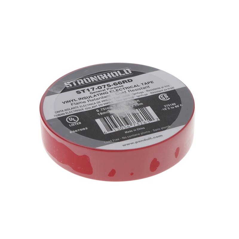 1 pcs : ST17-075-66RD - TAPE ELECTRICAL RED 3/4'X22YDS