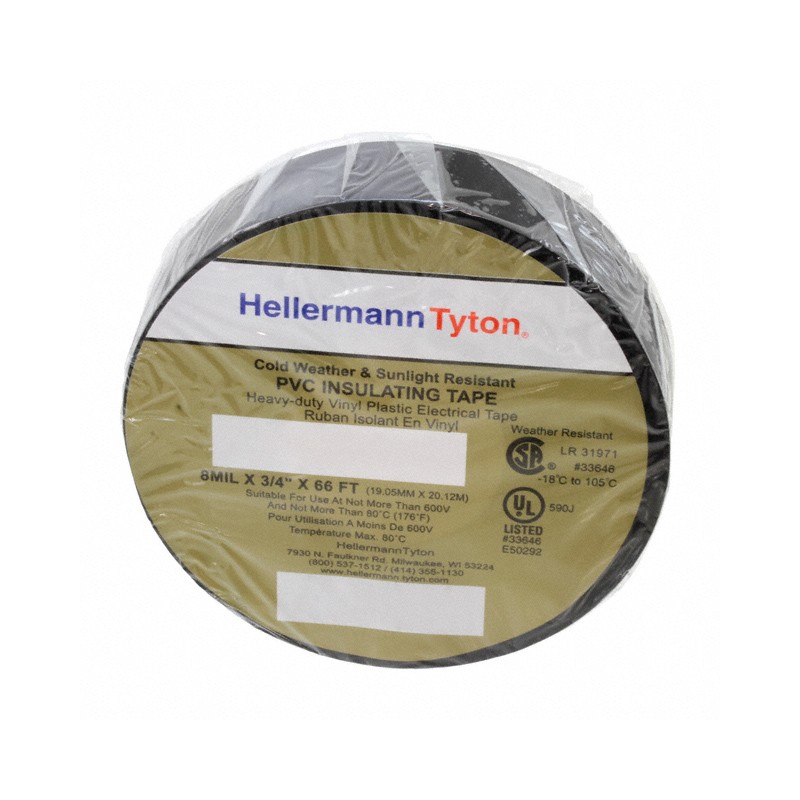 1 pcs : ETCW660 - TAPE ELECTRICAL BLACK 3/4'X22YDS