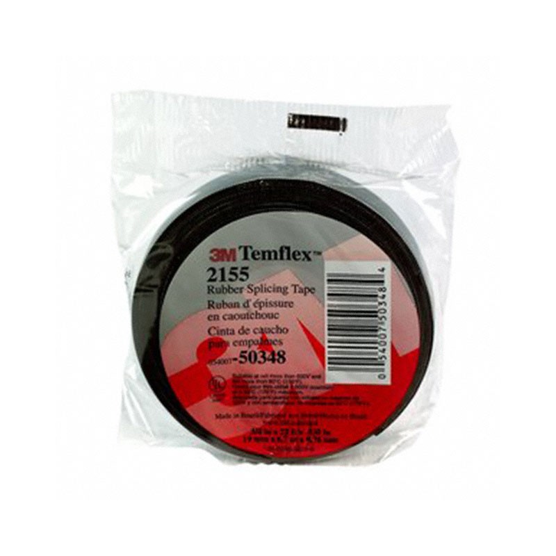 1 pcs : 2155-3/4X22FT - TAPE SPLICING BLACK 3/4'X7.3YDS