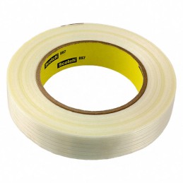 1 pcs : 897-24MMX55M - TAPE FILAMENT CLEAR 15/16'X60YDS