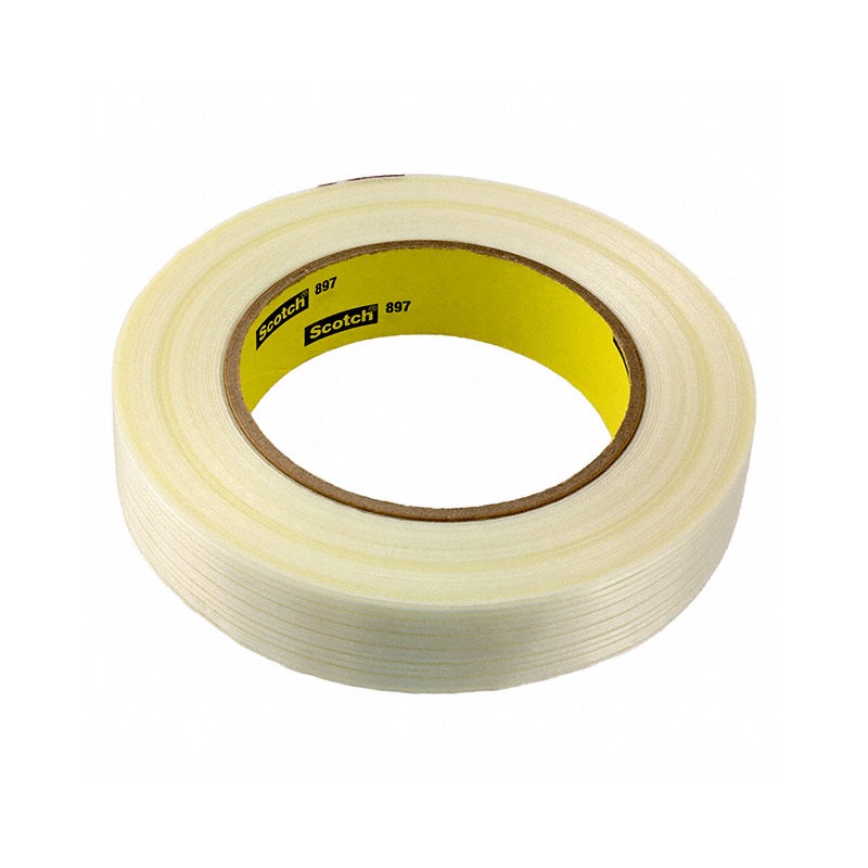 1 pcs : 897-24MMX55M - TAPE FILAMENT CLEAR 15/16'X60YDS