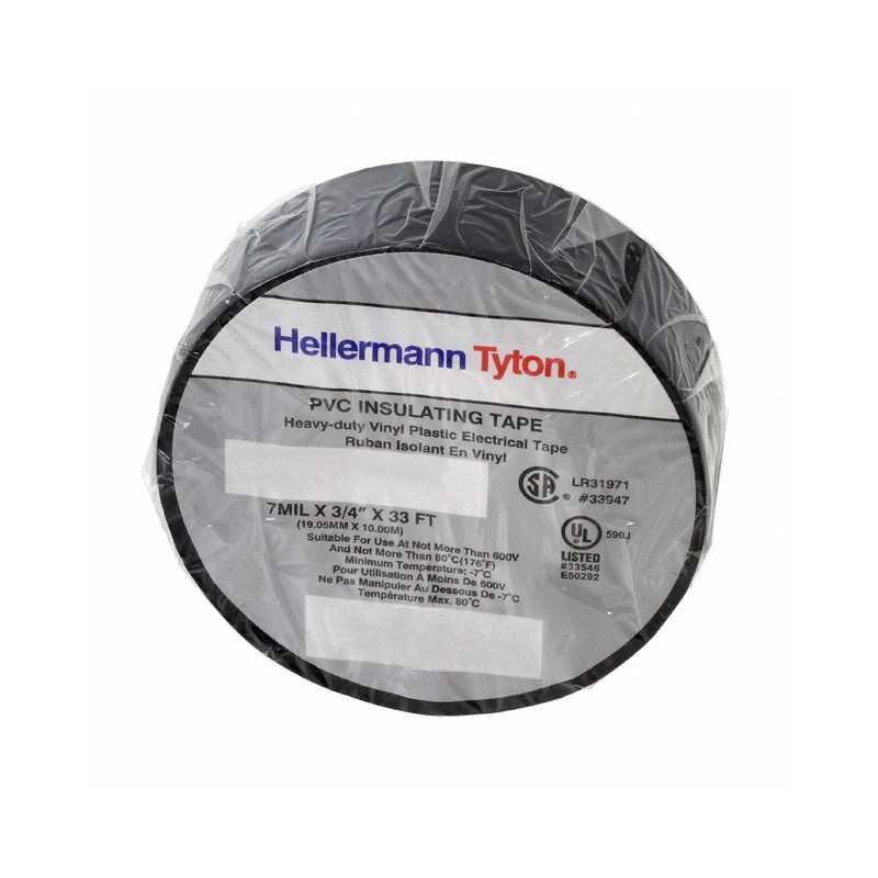 1 pcs : ET330 - TAPE ELECTRICAL BLK 3/4'X10.9YDS