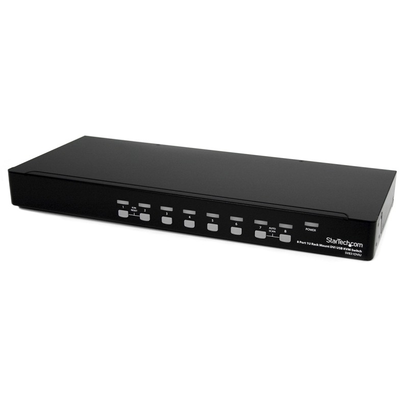 1 pcs - StarTech.com 8 Port USB DVI KVM Switch, 1920 x 1200 Maximum Resolution