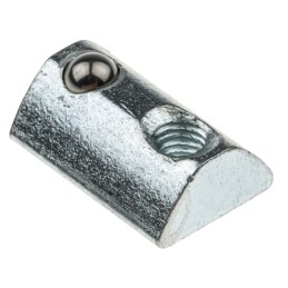 1 Bag of 10 - RS PRO M4 T-Slot Nut Connecting Component, Strut Profile 20 mm, Groove Size 5mm