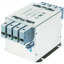1 pcs - Schaffner, FN3280 16A 520/300 V ac 60Hz, Chassis Mount EMI Filter, Terminal Block 3 Phase