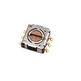 10 pcs - NIDEC COPAL ELECTRONICS GMBH CS-32, 2 Position SP2T Rotary Selector Switch, 0.5 VA, Gull Wing