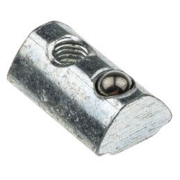 1 Bag of 10 - RS PRO M5 T-Slot Nut Connecting Component, Strut Profile 20 mm, Groove Size 5mm