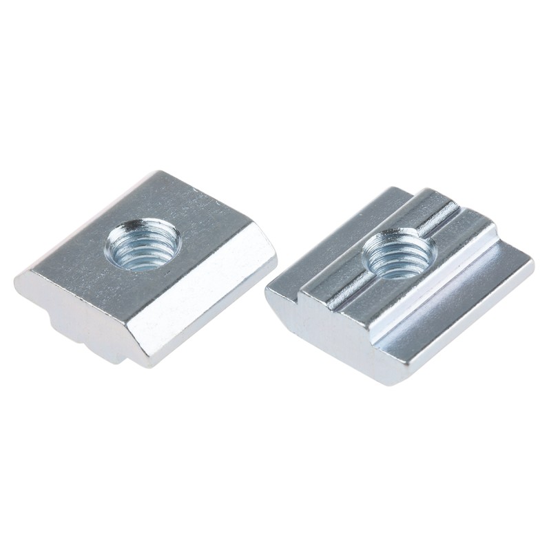 1 Bag of 10 - Bosch Rexroth M6 Sliding Block Connecting Component, Strut Profile 30 mm, Groove Size 8mm