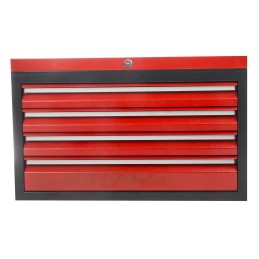 1 pcs - RS PRO 4 drawer Steel Tool Chest, 476mm x 440mm x 794mm