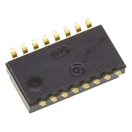 1 pcs - TE Connectivity 8 Way Surface Mount DIP Switch SPST, Rocker Actuator