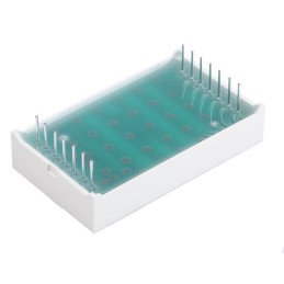 1 pcs - TA12-11EWA Kingbright Dot Matrix LED Display, CA 7 x 5 Dot Matrix Red 14 mcd 30.5mm