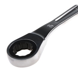 1 pcs - Facom Combination Ratchet Spanner, 24mm, Metric, Height Safe, Double Ended, 321 mm Overall