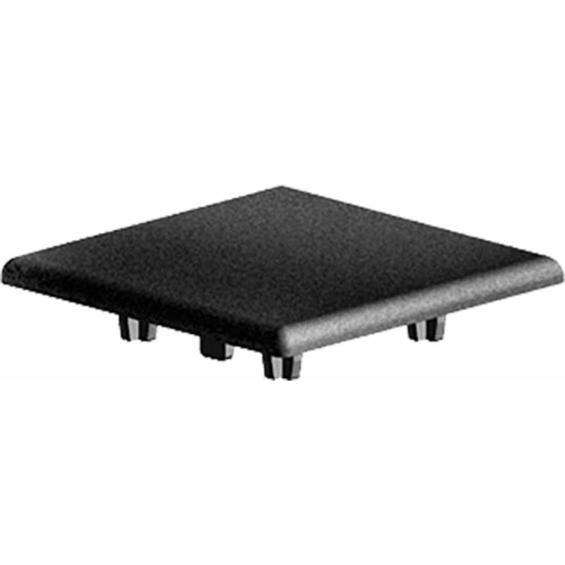 1 Bag of 10 - RS PRO Black End Cap, 5mm Groove