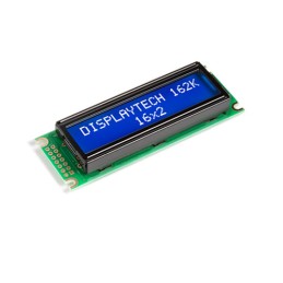 1 pcs - Displaytech 162K CC BC-3LP 162K Alphanumeric LCD Display, White on, 2 Rows by 16 Characters, Transmissive
