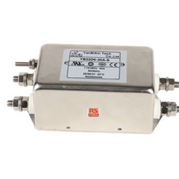 1 pcs - RS PRO 3A @ 40°C 250 V ac, Chassis Mount Power Line Filter 2 Phase