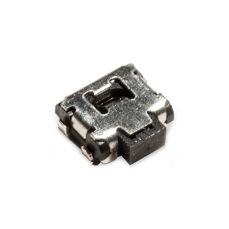 20 pcs - IP40 Black Button Tactile Switch, SPST 50 mA 1.7mm Surface Mount