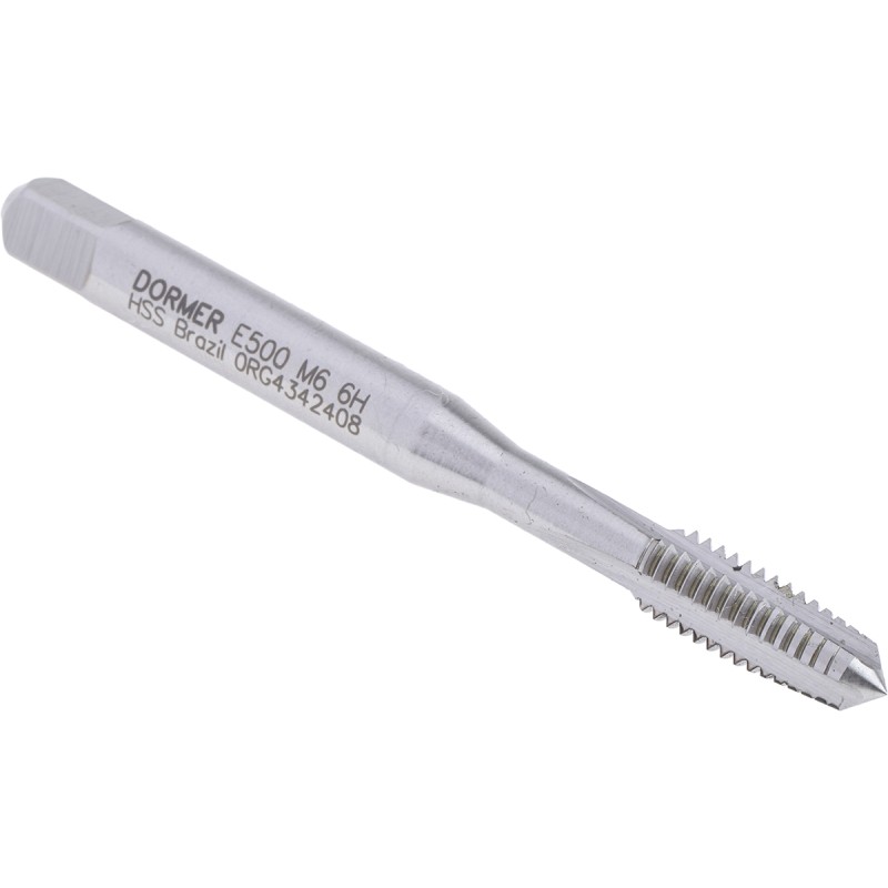 1 pcs - Dormer Threading Tap, M6 Thread, 1.0mm Pitch, Metric Standard, Machine Tap