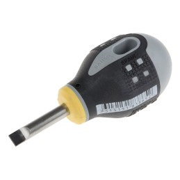 1 pcs - Bahco Slotted Screwdriver, 6.5 x 1.2 mm Tip, 25 mm Blade, 83 mm Overall