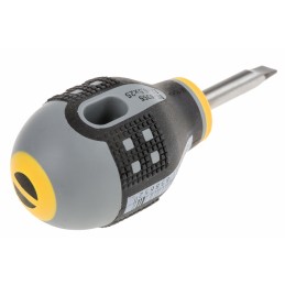 1 pcs - Bahco Slotted Screwdriver, 6.5 x 1.2 mm Tip, 25 mm Blade, 83 mm Overall