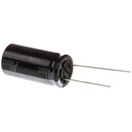 100 pcs - Panasonic 10000μF Aluminium Electrolytic Capacitor 16V dc, Radial, Through Hole - EEUHD1C103