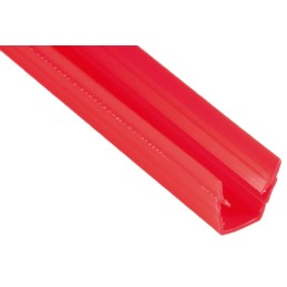 1 Bag of 10 - RS PRO Red PP Cover Strip, 8mm Groove Size, 2m Length