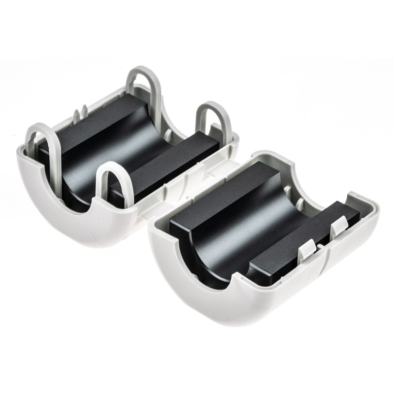 1 pcs - Wurth Elektronik Openable Ferrite Sleeve with key, 43 x 56 x 47mm, For EMI Suppression, Apertures: 1, Diameter 21mm