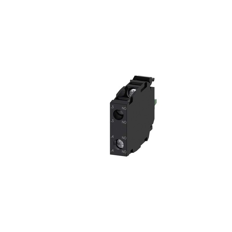 1 pcs - Siemens 3SU1 Contact Block - DPNO 5 - 500 V ac/dc
