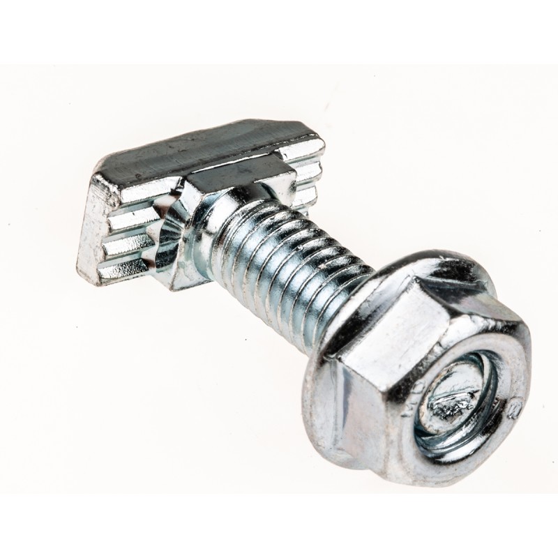 1 Bag of 10 - Bosch Rexroth M6 T-Head Bolt Connecting Component, Strut Profile 30 mm, Groove Size 8mm