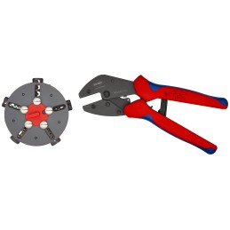 1 pcs - Knipex Hand Crimp Tool for Uninsulated Open Barrel Terminals