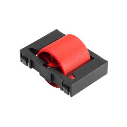 1 Bag of 10 - RS PRO Zinc Plated Steel Round Conveyor Roller 24mm Dia. x 33.3mm L, 150N Load Capacity