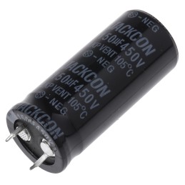 100 pcs - RS PRO 150μF Aluminium Electrolytic Capacitor 450V dc, Snap-In